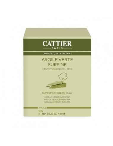 Cattier Argile verte surfine -1Kg