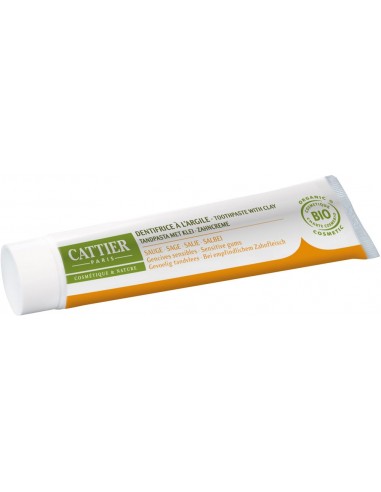 Cattier Dentifrice Sauge Gencives Douloureuses 75 ml