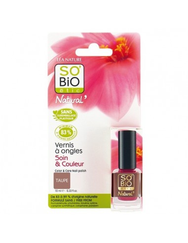 SO'BiO étic VERNIS À ONGLES - 02 TENDRE TAUPE