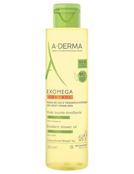 A-Derma Exomega Control Huile Lavante Emolliente 200ml