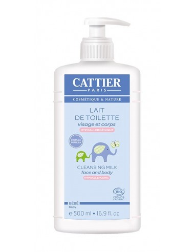 Cattier Lait de Toilette Visage et corps 500ml