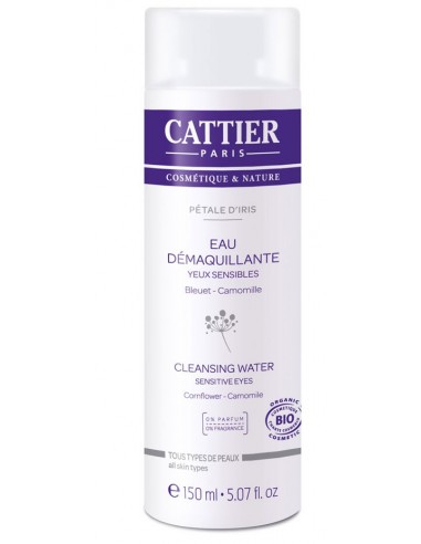 Cattier Eau Démaquillante Yeux Sensibles 150 ml